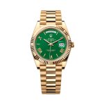 Rolex – Day-Date 40 – Yellow Gold Green Dial