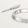 Cartier Love Bracelet - White Gold - Image 3